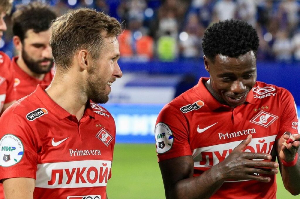 Мацей Рыбус и Куинси Промес («Спартак»)