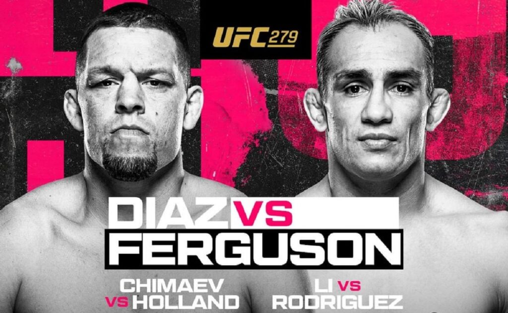 Нейт Диас и Тони Фергюсон на UFC 279