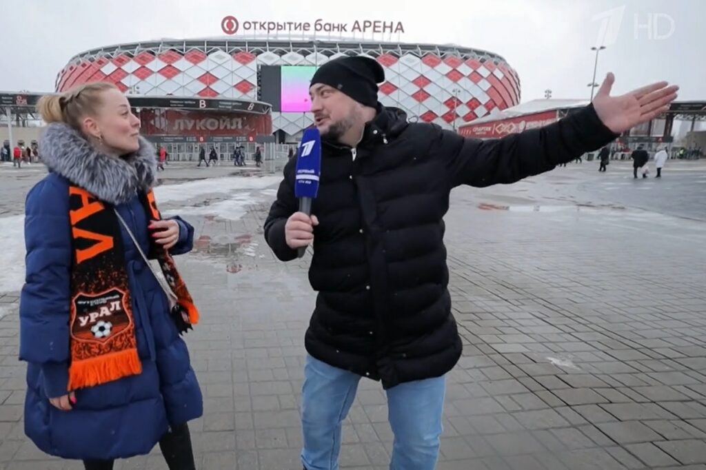 Роман Юнусов в шоу «На футболе с Денисом Казанским» 