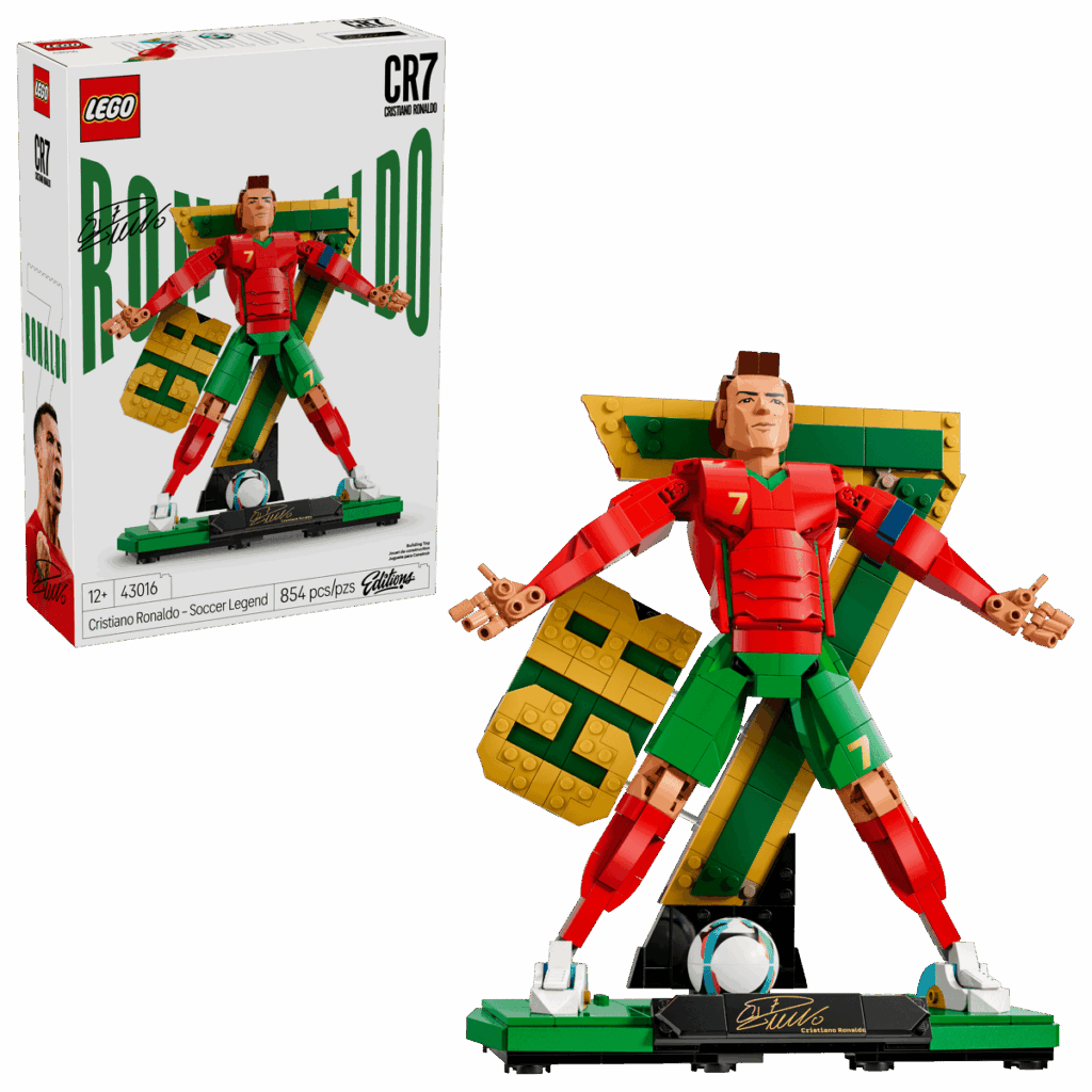 LEGO набор с большой фигурой Криштиану Роналду